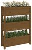 vidaXL Pflanzkübel Honigbraun 77x25x104,5 cm Massivholz Kiefer 823937 Bild 4
