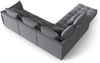 Micadoni Ecksofa Bloom 5-Sitzer Links Samt Dunkelgrau Bild 3