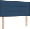 vidaXL Boxspringbett mit Matratze mit Kopfteil Blau 200 x 100 cm Stoff 3341222 Bild 5