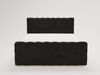 GRAINGOLD Lunaris Doppelbett 160x200, Boxspringbett mit Kopfteil, zwei Bettkästen, Velour-Stoff, Schwarz Bild 5