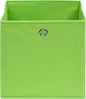 vidaXL Aufbewahrungsboxen 4 Stk. Vliesstoff 28x28x28 cm Grün 325227 Bild 3