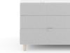 99rooms Zeus Boxspringbett 180x200 cm Velours SORO Beige Taschen-Federung Bild 3