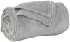 vidaXL Überwurfdecke Grau 130 x 150 cm Fleece 42016769 Bild 2