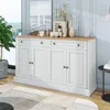 Sideboard 150/40/86 cm, Mehrzweckschrank mit Türen und Schubladen, Küchenschrank, Aufbewahrungsschrank, Wohnzimmerschrank Bild 2