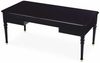 Casa Padrino Luxus Barock Schreibtisch Schwarz / Messing 185 cm - Barock Büro Möbel Bild 4