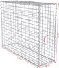 SONGMICS Gabionenkörbe, verzinkt, Metall silber, 100 x 80 x 30 cm, 2 Stück Bild 5