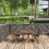 SONGMICS Gabionenkörbe, verzinkt, Metall silber, 100 x 80 x 30 cm, 2 Stück Bild 2