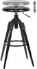 Barhocker Schwarz Metall 72-80 cm, Design Barstuhl 100 kg Maximalbelastbarkeit, Tresenhocker Industrial, Tresenstuhl ohne Lehne Bild 4