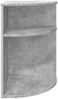 vidaXL Beistelltisch Beton Grau 39,7 x 39,7 x 60 cm Holzwerkstoff 891133 Bild 5