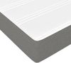 vidaXL Taschenfederkernmatratze Mittel Dunkelgrau 140x200x20 cm Stoff 347795 Bild 5