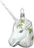 Einhorn Sternenstaub weiß 8,5cm Inge-Glas Manufaktur Unicorn Weihnachtsschmuck Bild 2