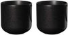 ASA Selection coppatea 2er Set Teebecher kuro, Becher, Tasse, Porzellan, Schwarz matt, 200 ml, 19080190 Bild 1