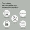 Hochbett mit Lattenrost, Turm, Rutsche, Stockbett, Kinderbett, Spielbett, Blau, 90x200 cm Bild 4