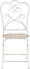 Gartenstuhl 2er Set TRIESTE Metall Beige Bild 5