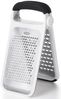 OXO Good Grips Küchenreibe, Edelstahl, geätzte Doppelreibe, Edelstahl, mittel, grob Bild 2