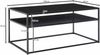 Couchtisch 100x60x45 cm Metall Wohnzimmertisch Industrial Schwarz Bild 3