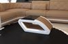 Couchtisch Swing - Ledermix - sandbeige-weiß Bild 5