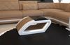 Couchtisch Swing - Ledermix - sandbeige-weiß Bild 3