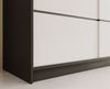 Schiebetürenschrank Schrank LUND in Schwarz- Weiß 250 x 215 x 58 cm Bild 3