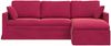 vidaXL Sofa Weinrot 228 x 134 x 80 cm Samt 42024472 Bild 4