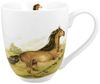 DUO ANIMALS XXL Becher 1000 ml PFERD (Bay Horse) New Bone China Porzellan Bild 2