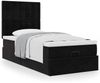vidaXL Ottoman-Bett mit Matratzen Schwarz 90x200 cm Samt 3313591 Bild 4