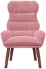 vidaXL Sessel Rosa 69 x 74 x 93 cm Samt 42001891 Bild 4