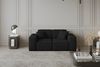 Sofaset Designersofa CELES 3-2-1 in Stoff Opera Velvet Schwarz Bild 3