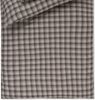 JOOP! Bettwäsche Soft Checks 45000 17 Taupe Flanell 155 x 220 + 80 x 80 cm Bild 3