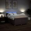 vidaXL Boxspringbett mit Matratze Dunkelbraun 140x190 cm Stoff 3288985 Bild 5