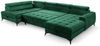 Wohnlandschaft Schlafsofa AGNESA Stoff Salvador Dunkelgrün Ottomane Rechts Bild 5