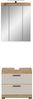 Badezimmer-Set >Scout< in Evoak Oak / Kaschmir - 60x191x34cm (BxHxT) Bild 2