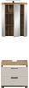 Badezimmer-Set >Scout< in Evoak Oak / Kaschmir - 60x191x34cm (BxHxT) Bild 3