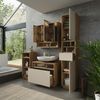 Badmöbel-Set Beatrice Cashmere/Artisan-Eiche 4-er Set Vicco Bild 5