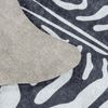 Waschbarer Teppich Elena Tigerfell imitat - 150x200 cm - Schwarz Bild 4