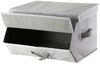 Casâme Aufbewahrungsbox mit Deckel und Klappdeckel - L19 cm - Grau Bild 2