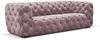 Sofa Designersofa NATALIE 3-Sitzer in Stoff Riviera Rose Bild 2
