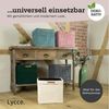 Lycce Regalkorb Kallax Boxen Cord 4er Set türkis, Aufbewahrungsbox faltbar 33x33x31cm (4 St) Bild 4