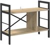 vidaXL Bücherregal Sonoma-Eiche 75 x 30 x 58,5 cm Holzwerkstoff 883977 Bild 2