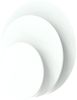 Dekor Spanplatte 28mm Tischplatte rund melaminharzbeschichtet weiß mit ABS Kante Umleimer - Größe 50 x 50 cm - Höhe 2,8 cm - Farbe Icy White Bild 5