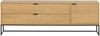 TV-Board Silas aus Eiche, modern skandinavisch, Natur, 180 cm, Metallgestell, mit Schubladen und Tür Bild 4