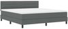 vidaXL Boxspringbett mit Matratze Dunkelgrau 180 x 200 cm Stoff 3342150 Bild 2