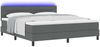vidaXL Boxspringbett mit Matratze Dunkelgrau 180 x 200 cm Stoff 3342150 Bild 3