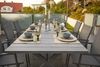 Gartenstuhl Avanti mit Armlehne aus Aluminium und Textilene, modern, anthrazit, bequem für draußen Bild 5