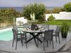 Gartenstuhl Avanti mit Armlehne aus Aluminium und Textilene, modern, anthrazit, bequem für draußen Bild 3