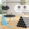 6er Set Klappstühle mit Metallrahmen & Gepolsterten Sitzen & Rutschfesten Fußpolstern Bild 4