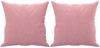 vidaXL 2-Sitzer-Sofa mit Zierkissen Rosa 140 cm Samt 3200948 Bild 5