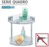 WENKO QUADRO Dusch Eckablage, 2 Etagen Quadro, Edelstahl, Befestigen ohne bohren, Vacuum-Loc® Bild 4