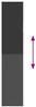 vidaXL Verdunkelungsrollo Schwarz 55x230 cm Stoffbreite 50,7 cm 4010937 Bild 5
