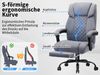 Insma Gaming-Stuhl (Ergonomisch Massage-Bürostuhl), mit Heizfunktion, verstellbarer Kopf & Fußstütze bis 180kg Bild 4